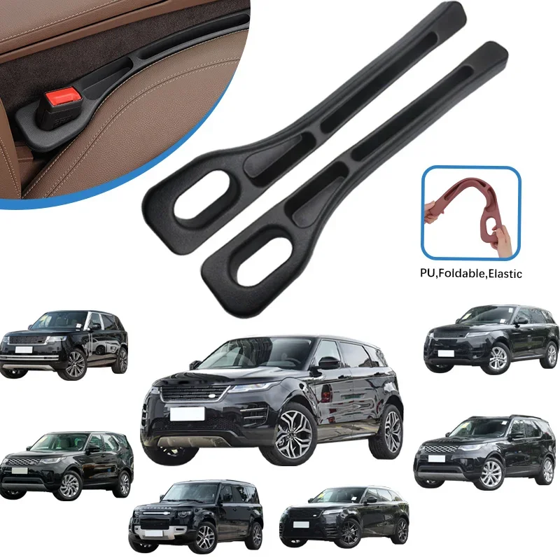 

2PCS For Land Rover Discovery 3 4 LR2 Range Evoque Sport Freelander 2 Car Seat Gap Filler Interior Decoration Auto Accessories