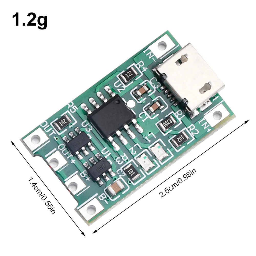 Micro USB 5V 1A 18650 Lithium Battery Charger Module Solar Charging Board With Protection 4.2V 3.7V 3.6V
