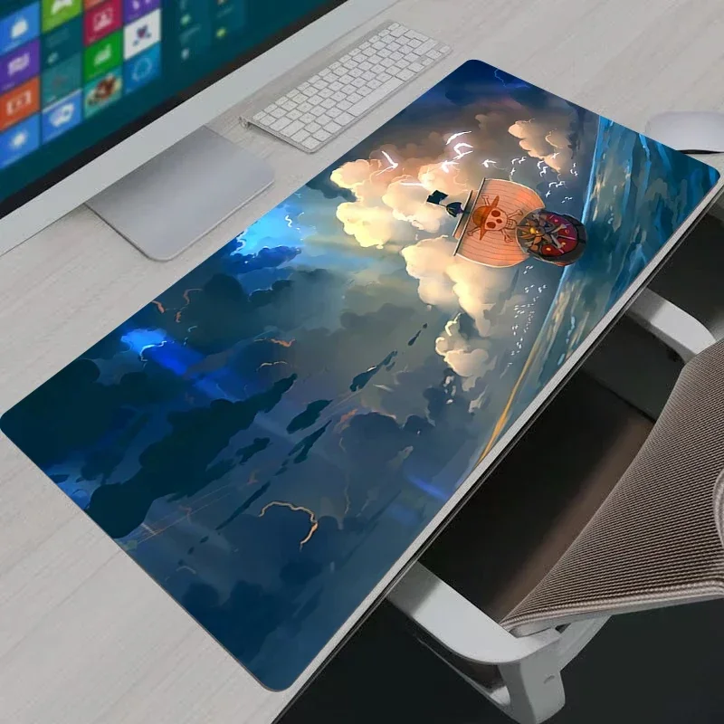 Japan Game Anime One Piece Leather Mouse Pad Gaming Home HD PC Mousepad  Keyboard Pad Non-Slip Office Carpet Laptop Big Mice Pad