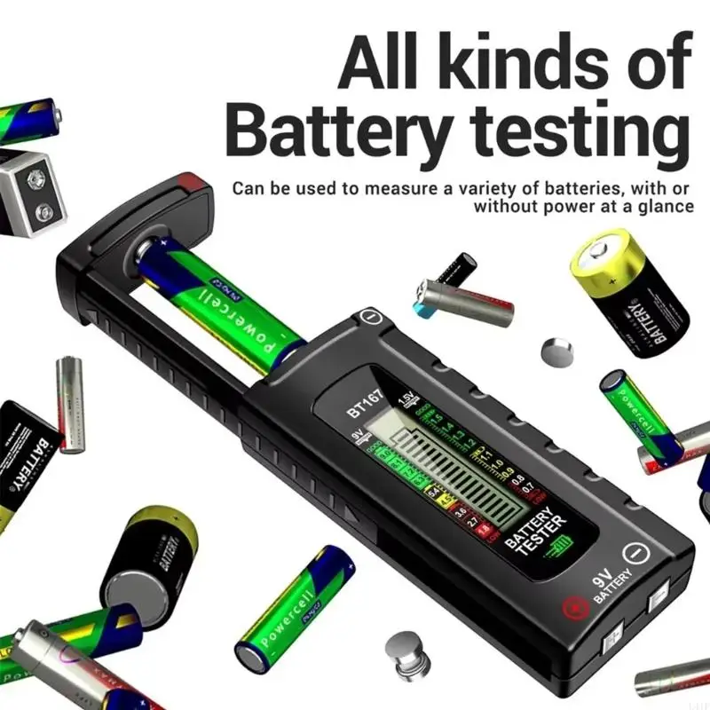 L41F Easy To Use Digital Battery Tester With High Precise Sensors Batteries Checkers