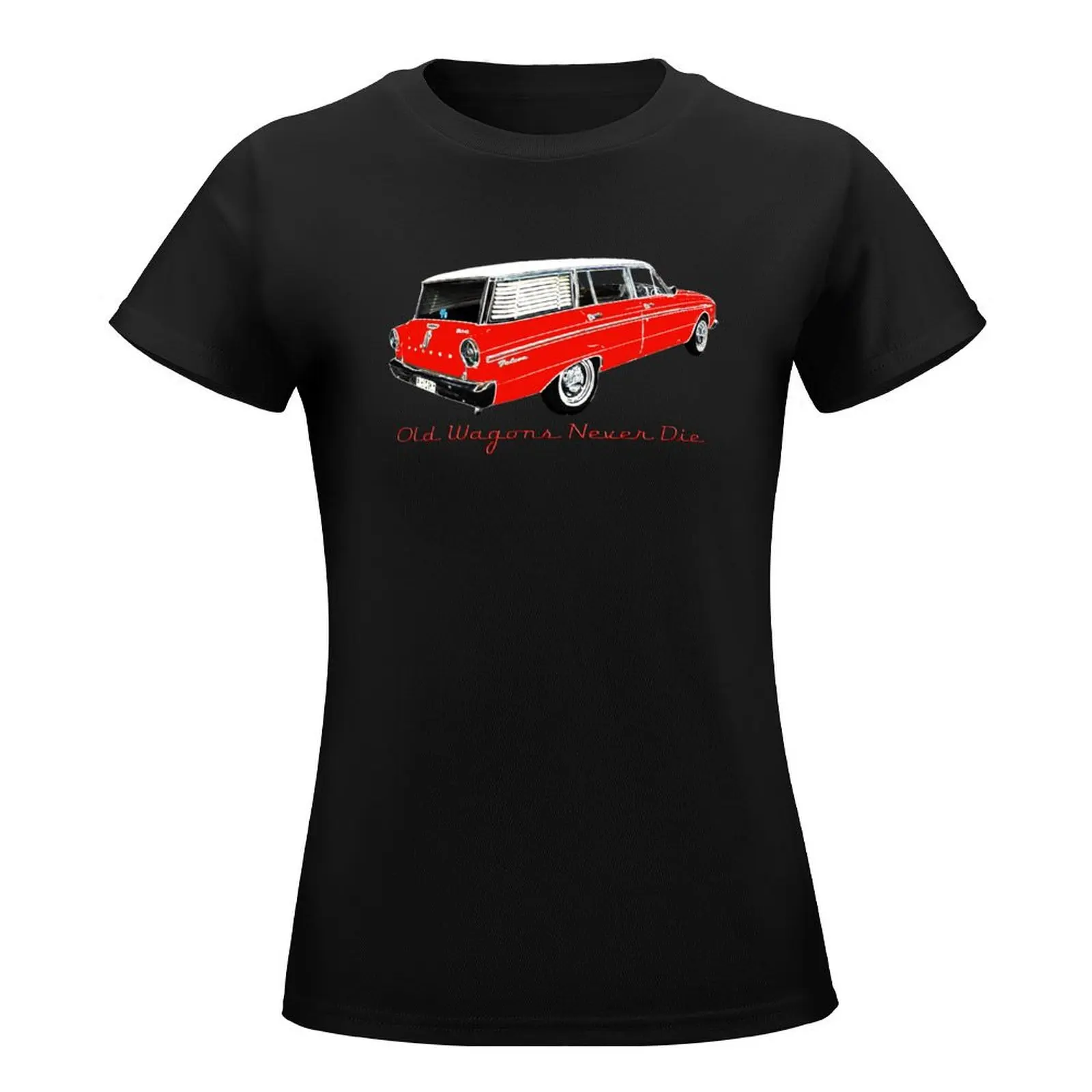 XM Falcon Wagon - Old Wagons never die T-Shirt Female clothing anime clothes workout t shirts for Women