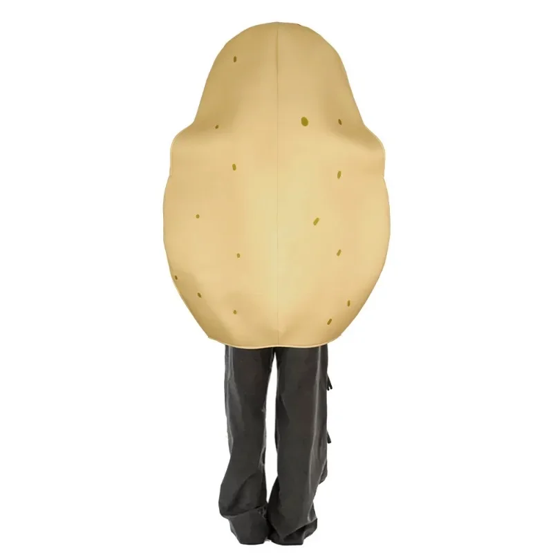 Funny Potato Cosplay Costume for Adults Spud Cos Outfits School Stage Performance Themed Events Halloween Party and Comedy Show