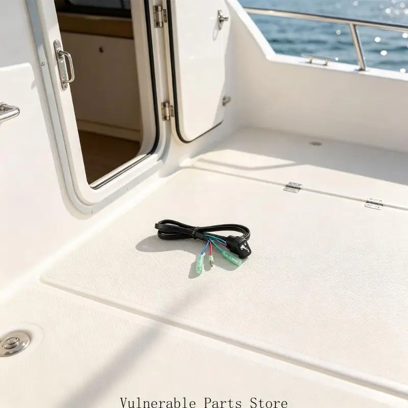 Marine Trim Control Harness with Color Coded Leads and Insulated Terminal Ends, 1 Wire Assembly for Part Number