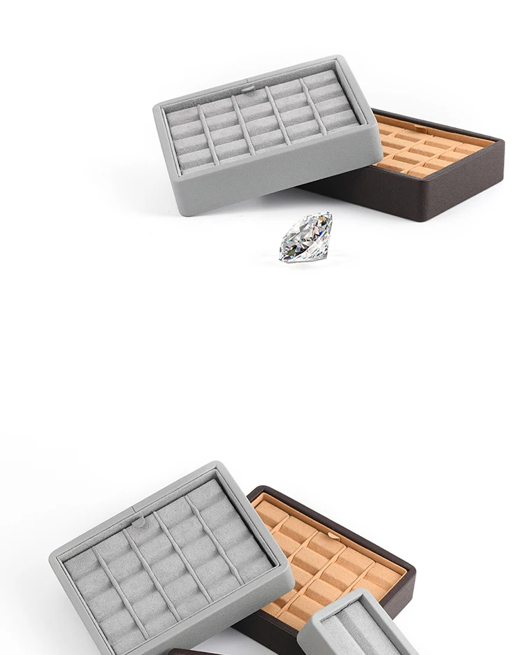 Quality Loose Diamond Color Grading Sorting Display Case Gems Holder Jewelry Gemstone Organizer Tray Bead Stone Storage Showcase