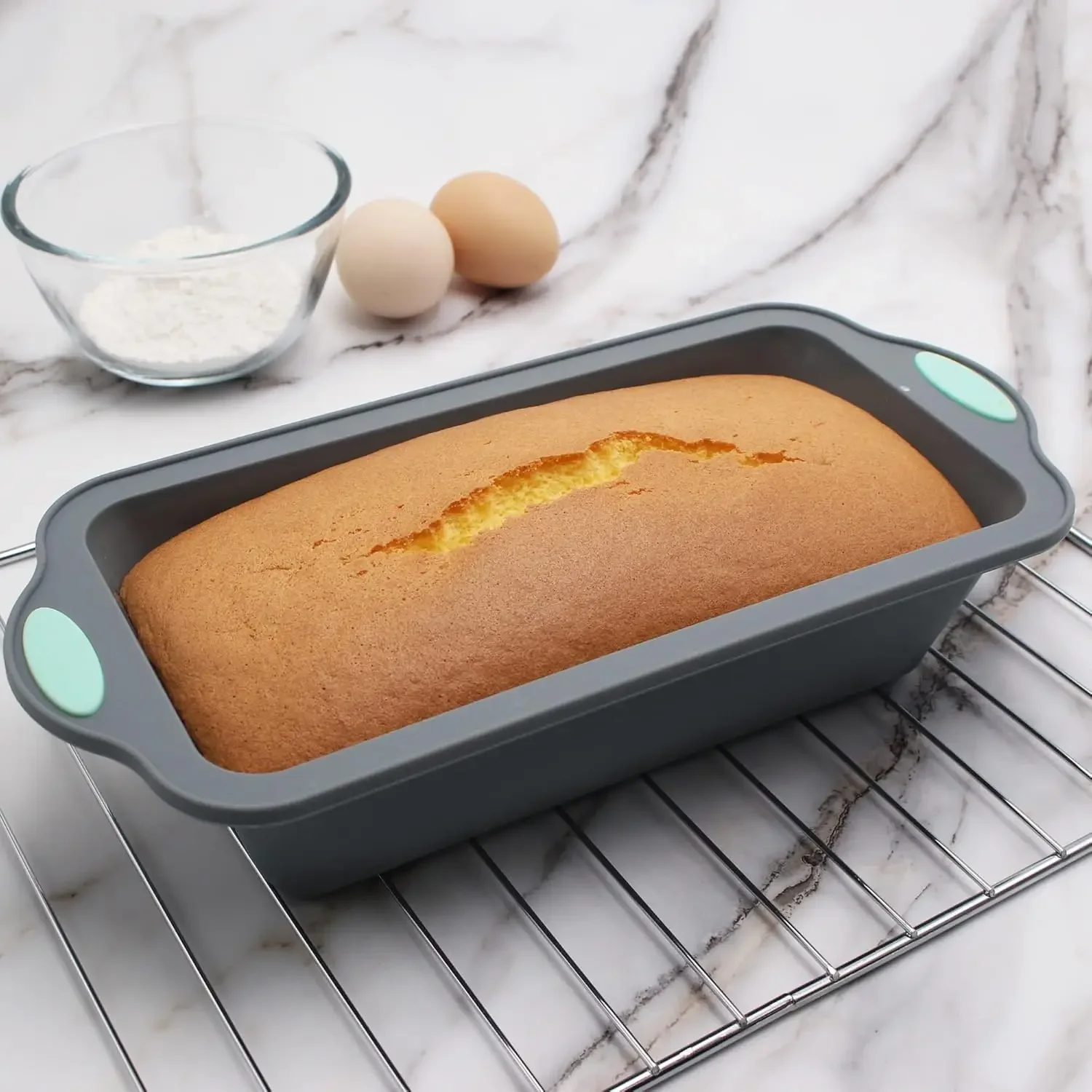 Silicone Loaf Pan Toast Bread Mold Food Grade Nonstick Baking Pan for Baking Banana Bread Meat Loaf Cake Kitchen Accessories