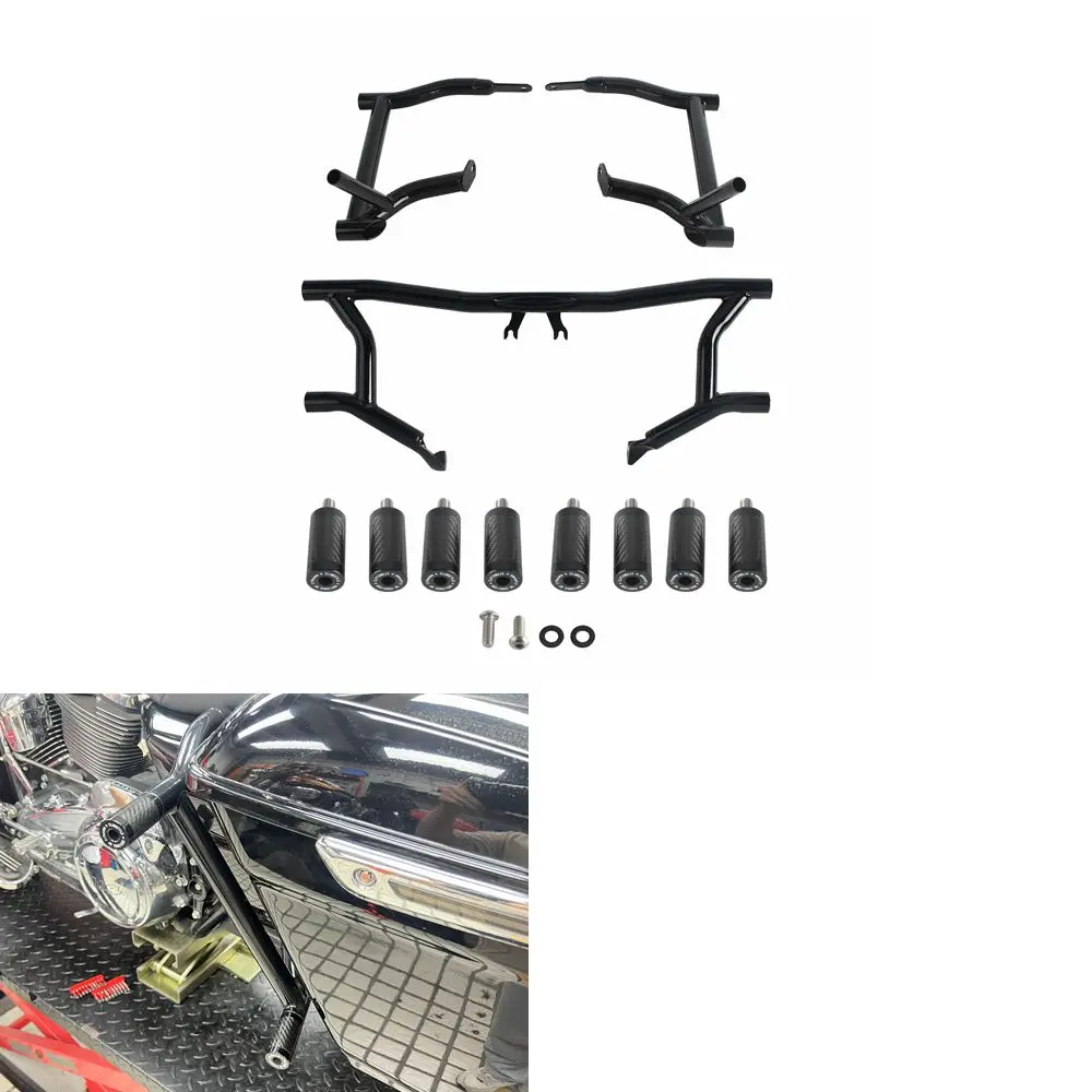 

For Harley Touring Street Glide Road Glide Road King Electra Glide Ultra Limited CVO ST 2014-2025 Crash Bar Engine Guard