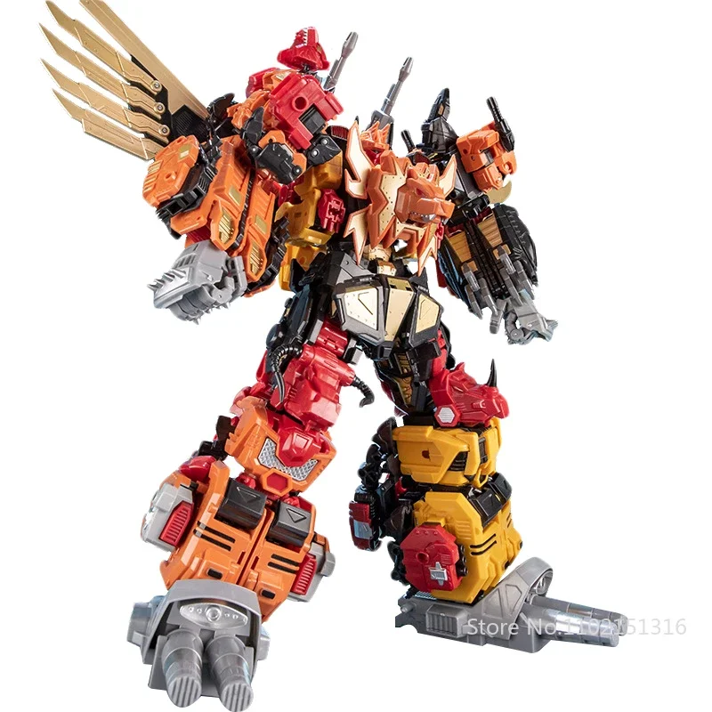 Jinbao 5 in 1 45cm Transformation Figma Anime Serie Figur Modell Roboter Predaking Superhelden Puppen abs Plastiks pielzeug für Kinder