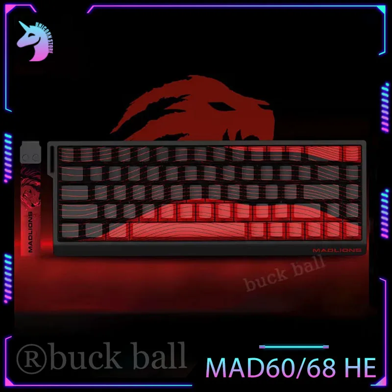 Madcatz Mad60/68 He Mad 60he 8k Mechanical Keyboard Magnetic Switch Madlions Mad 68he Custom Wired Gaming Keyboards Accessories