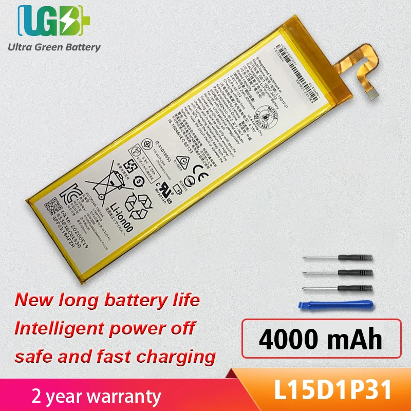 UGB New L15D1P31 Battery For Lenovo Yoga Tab3 Pro X90 YT3-X90L YT3-X90F YT3-X90X Replacement Batteries