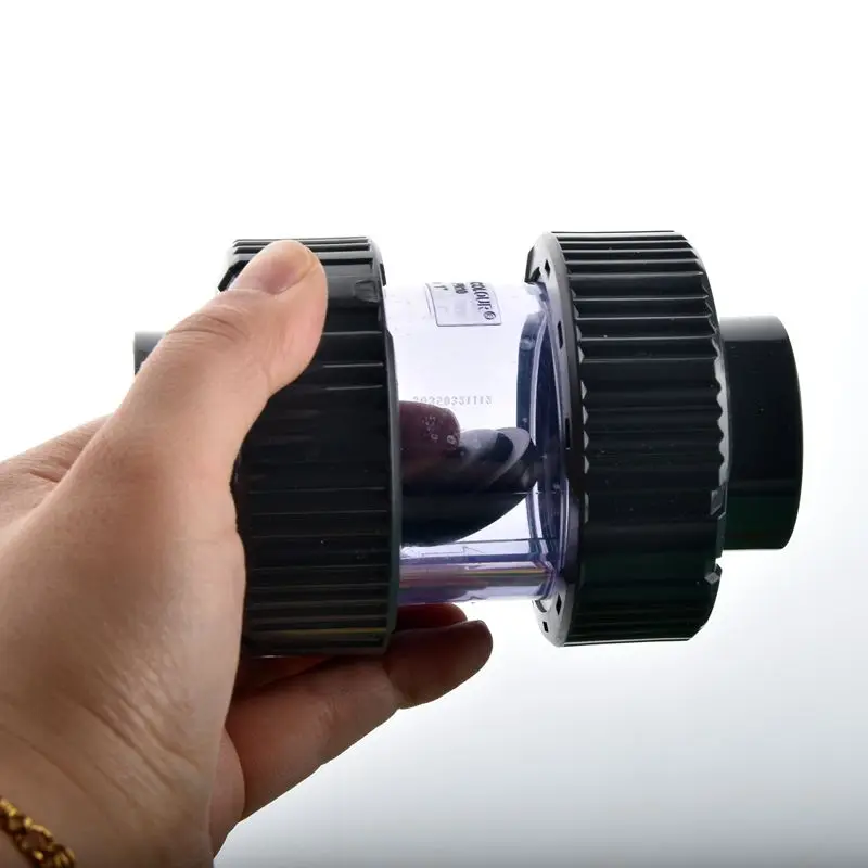 I.D 25mm 32mm Transparent Check Valve UPVC One Way Non Return Valve Pipe Fitting Water Connector For Garden Irrigation Aquarium