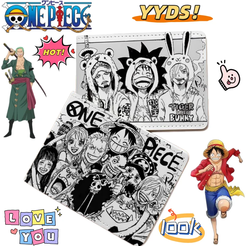 One Piece Luffy Roronoa Zoro Nami Sanji Cartoon Secondary Creative Driver's License Protective Case Anime Peripheral Card Case