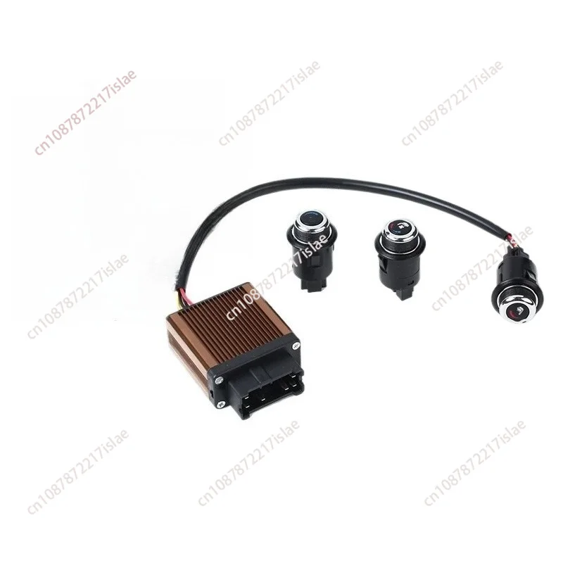 Car Seat Retrofit Accessory, 12V Heated & Ventilated Seat Control Switch, Wind Speed Adjustable Cool Air Blowing Control Button