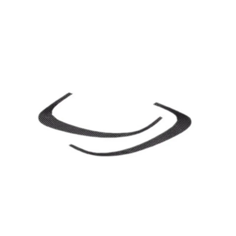 True carbon fiber headlight eyebrow strip decorative sticker for car modification Auto parts modification