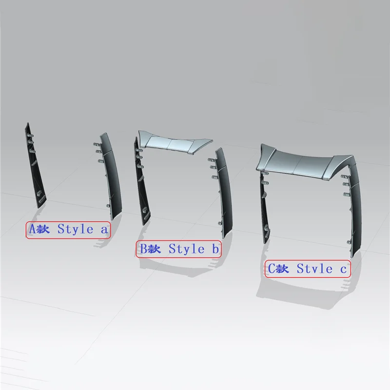 

1/14 Scale Simulation High Roof Spoiler Kit for Tamiya RC Truck Tipper For VOLVO FH16 750 56360 Car DIY