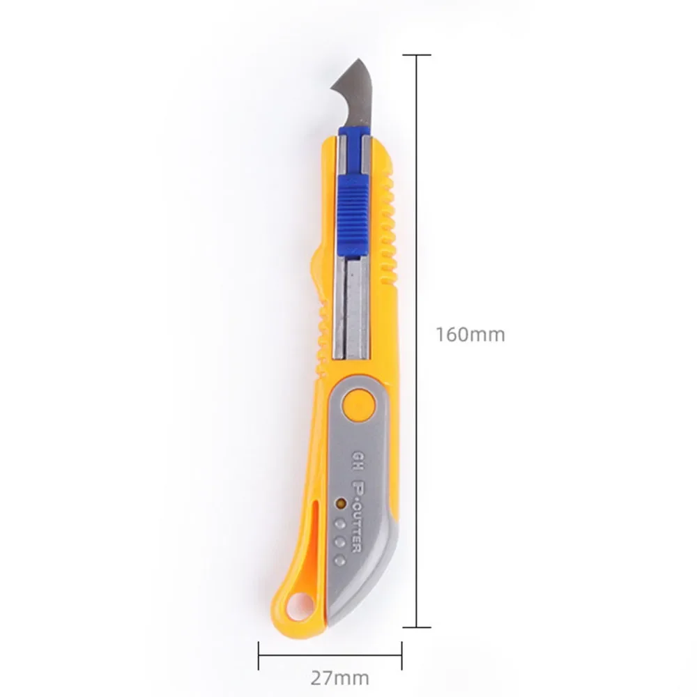 1pc Hook Cutter With 10 Blades For Acrylic Plastic Sheet Cutter Metal Accessories Precision Hand Cutting Tool