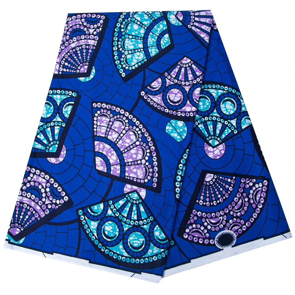 100% القطن الأفريقي أنقرة النسيج الباتيك Pagne الشمع طباعة النسيج لفستان الحرفية المواد القطن عالية الجودة DIY بها بنفسك الخياطة Tissu SP #6