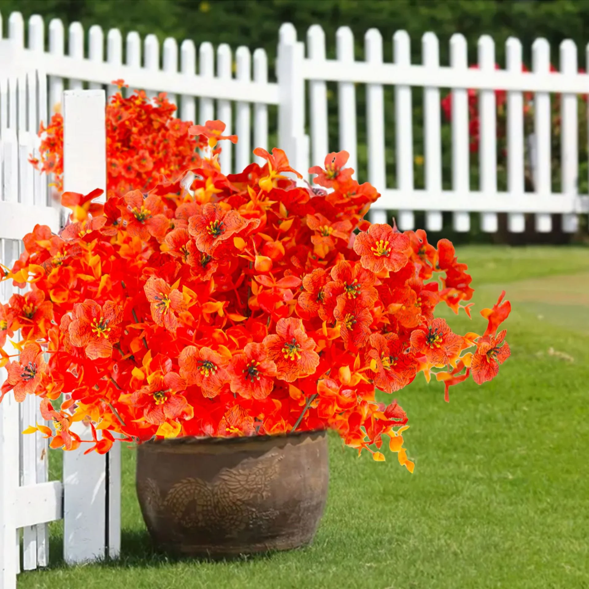 باقة زهور صناعية من الأوكالبتوس البنفسجي ذات 7 رؤوس - تحت عنوان الخريف للحفلات والمهرجانات وديكور المنزل #2