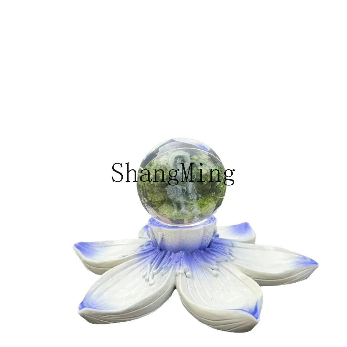 

DSA resin jewelry lotus base, crystal ball base, handicraft home decoration
