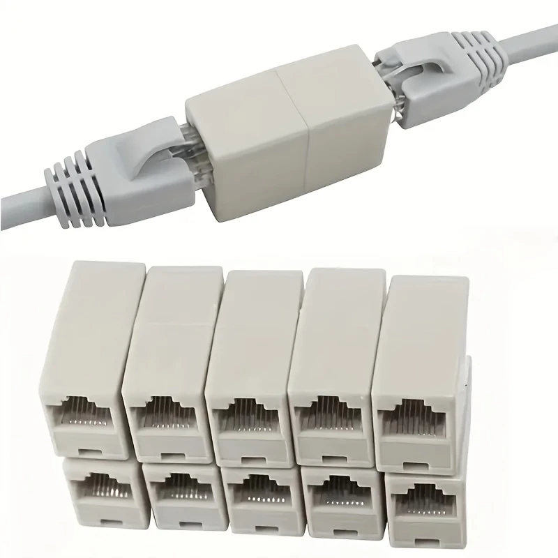 5 Ethernet Connectors, Dual-Way Ethernet Pass-Through Connectors, Ethernet Connectors, Cable Extender Connectors