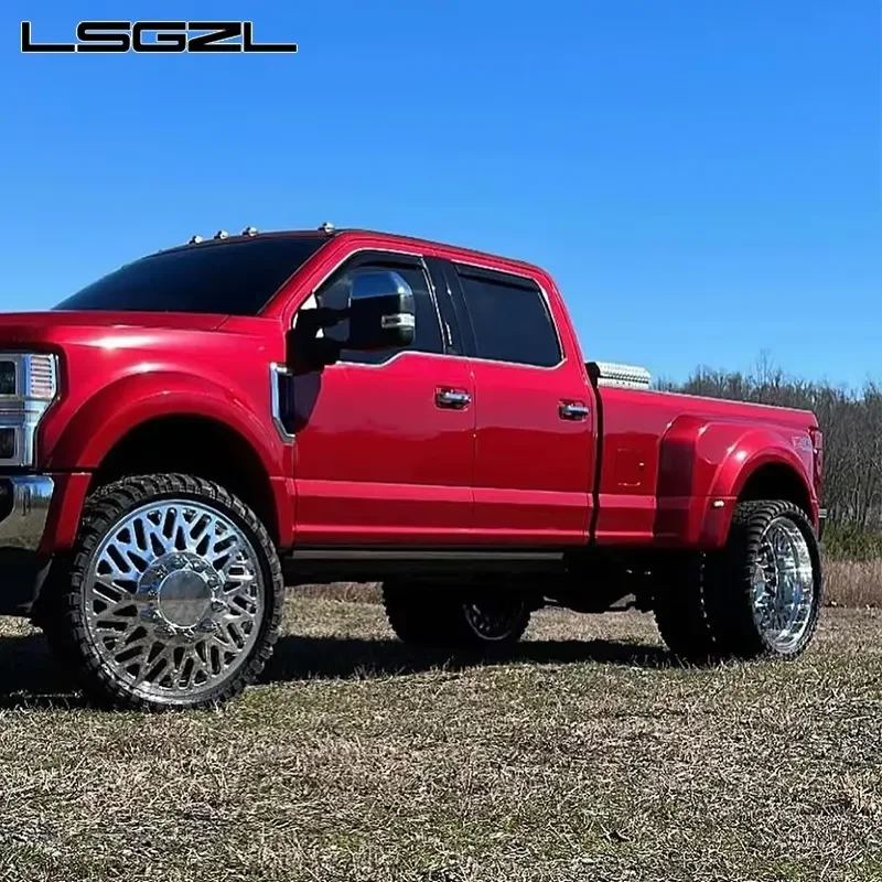 i 8x210 8x170 8x165.1 10x225 Forged Dually Wheel Polish Chrome for Rim F350 F450 22 24 26 28 30 Inch Wheel Rim
