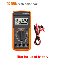 Digital Multimeter DC AC Multimeter Capacitance Tester Manual Range Voltage Meter True RMS Transistor Tester Electrician Tool