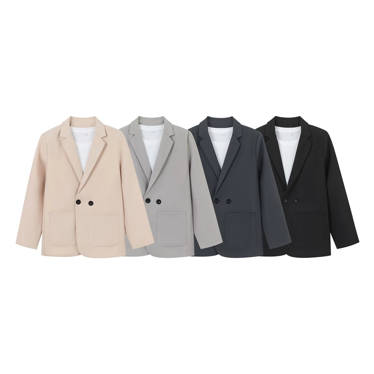 

Весенний модный мужской повседневный роскошный пиджак-жакет приталенного кроя с длинными рукавами для повседневной деловой носки