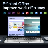 New 15.6" Laptop Intel Core I9-10980HK 32GB DDR4 2TB M.2 SSD Win11 Pro Fingerprint Unlock WiFi6 BT5.2 4K HD Gaming Ultrabook 2