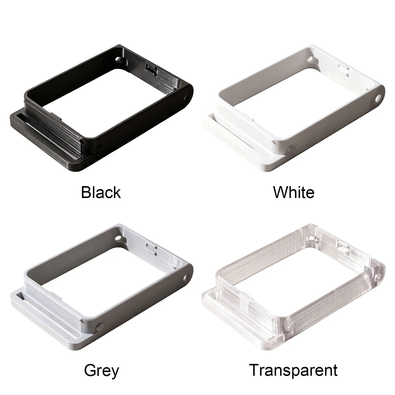 Band Holder Adapter for AMAZFIT Helio Strap Mount Bracket PLA Secure Fit Black White Gray Translucent