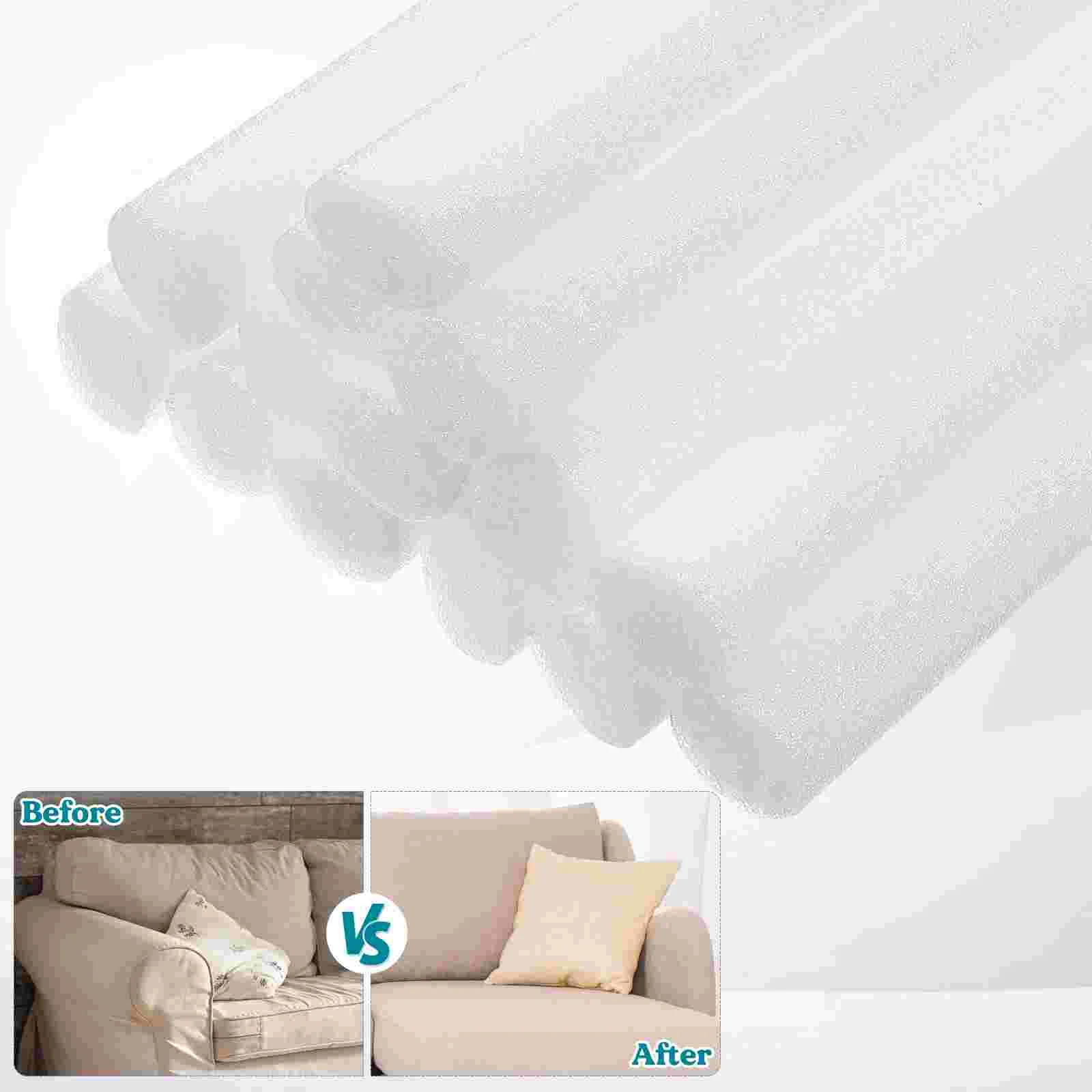 14 Uds. Palos de espuma para calafateo para fundas de sofá, cinta adhesiva inflable gris para muebles y sofás
