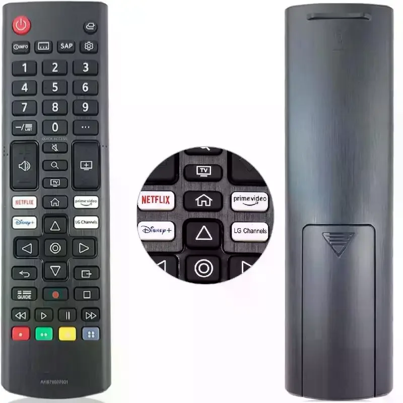 1 Piece For All Models TV LED HD 4K Smart UHD HDTV With Prime-Video Netflx Channel Buttons Remote Control AKB76037601