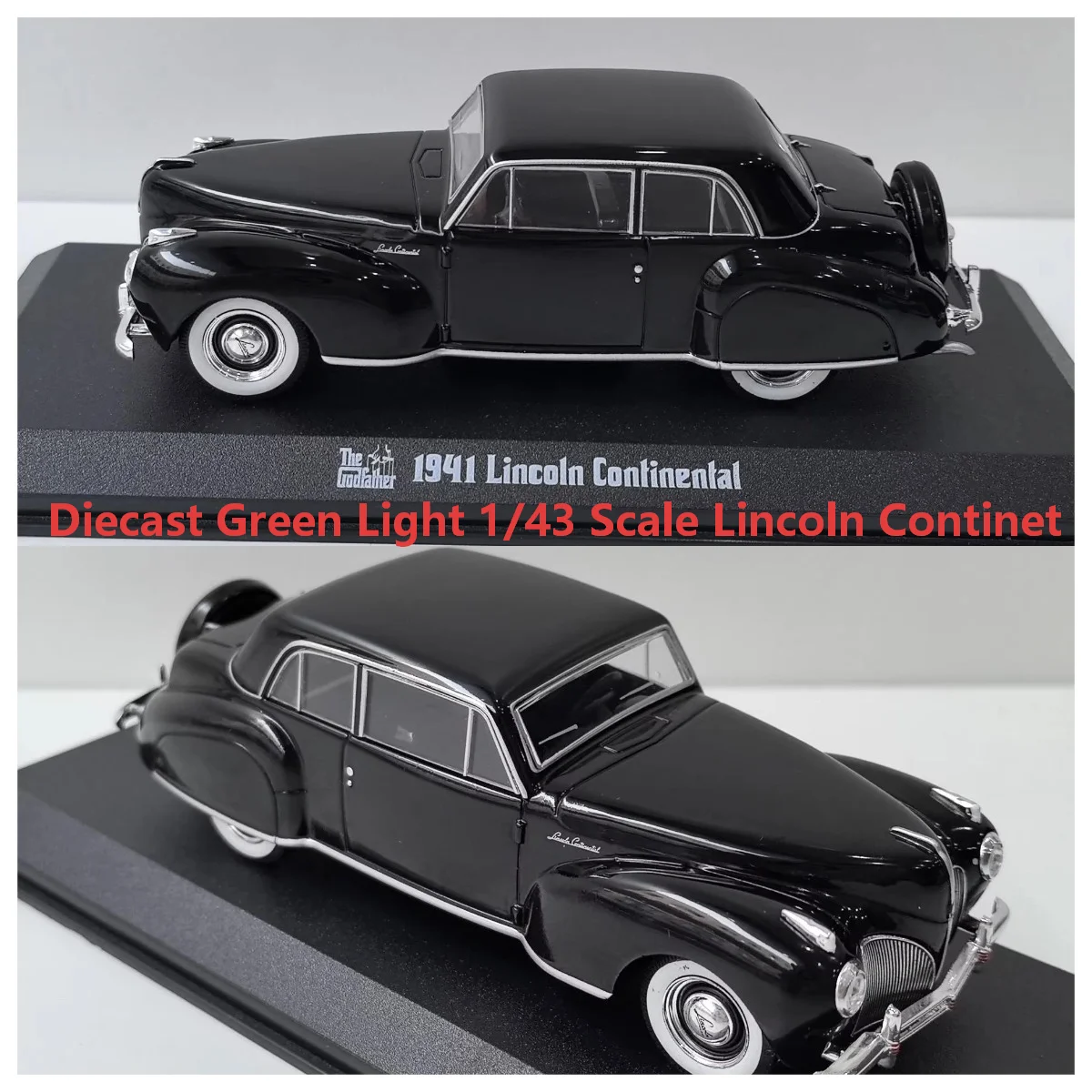 ダイキャストグリーンライト-1-43-スケールリンカーンコンチネート-1941-リンカーン車合金車モデル収集価値のあるおもちゃギフトお土産ディスプレイ装飾品