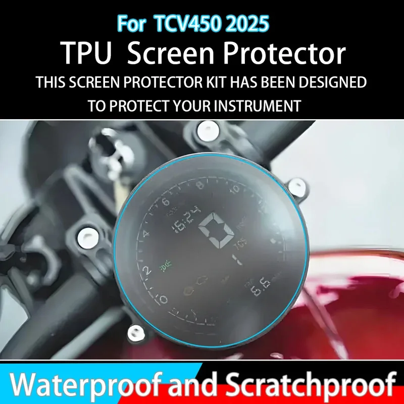

Для TCV450 2025 мотоциклетный инструмент, приборная панель, спидометр, защитная пленка, аксессуары для экрана