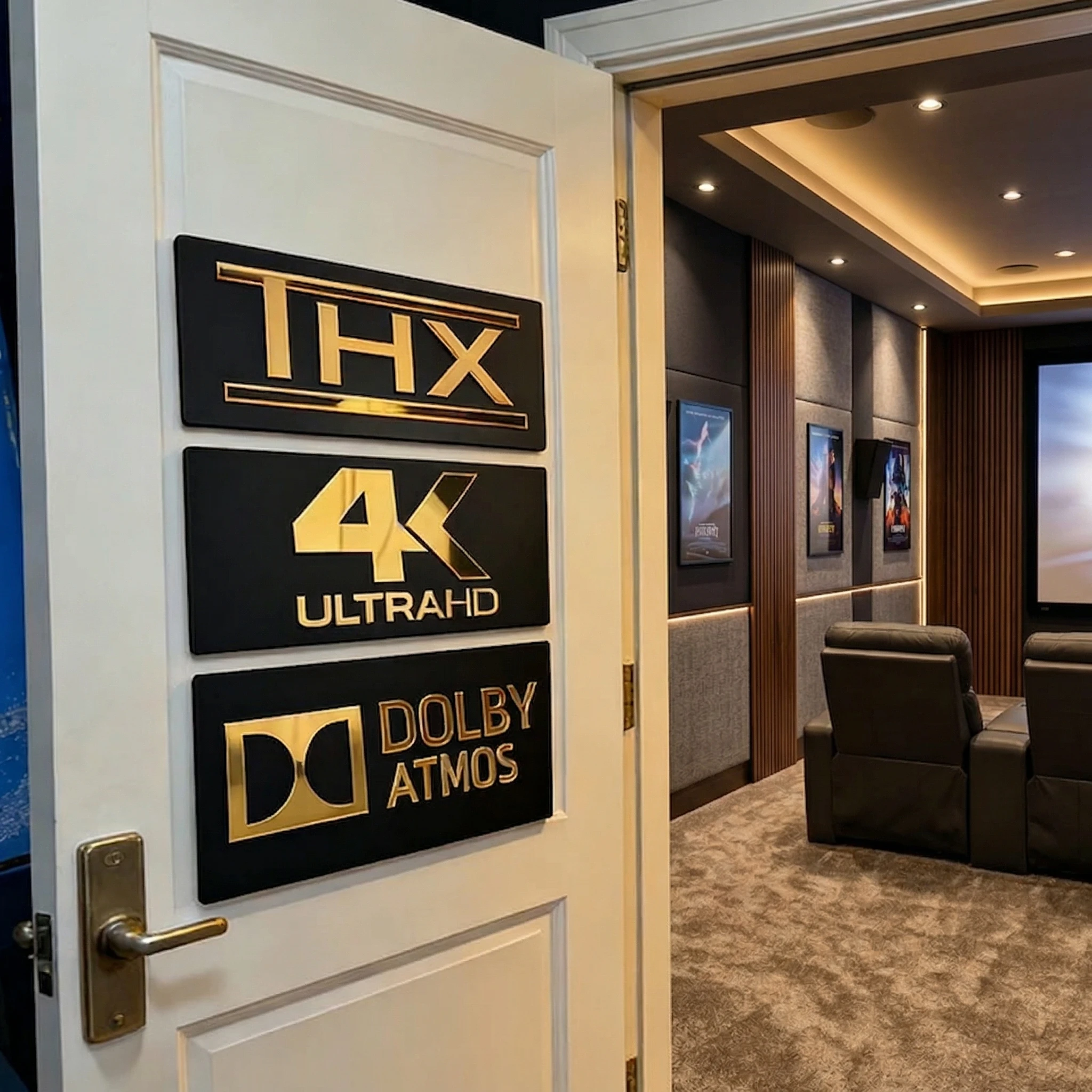 Золотые зеркальные 3D-вывески – обзор и цена Home Cinema Dts X