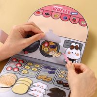 DIY Creative Cute Quiet Book Educational Homemade Book Melody Quiet Book Decompression Toy book Children Handmade DIY Toy