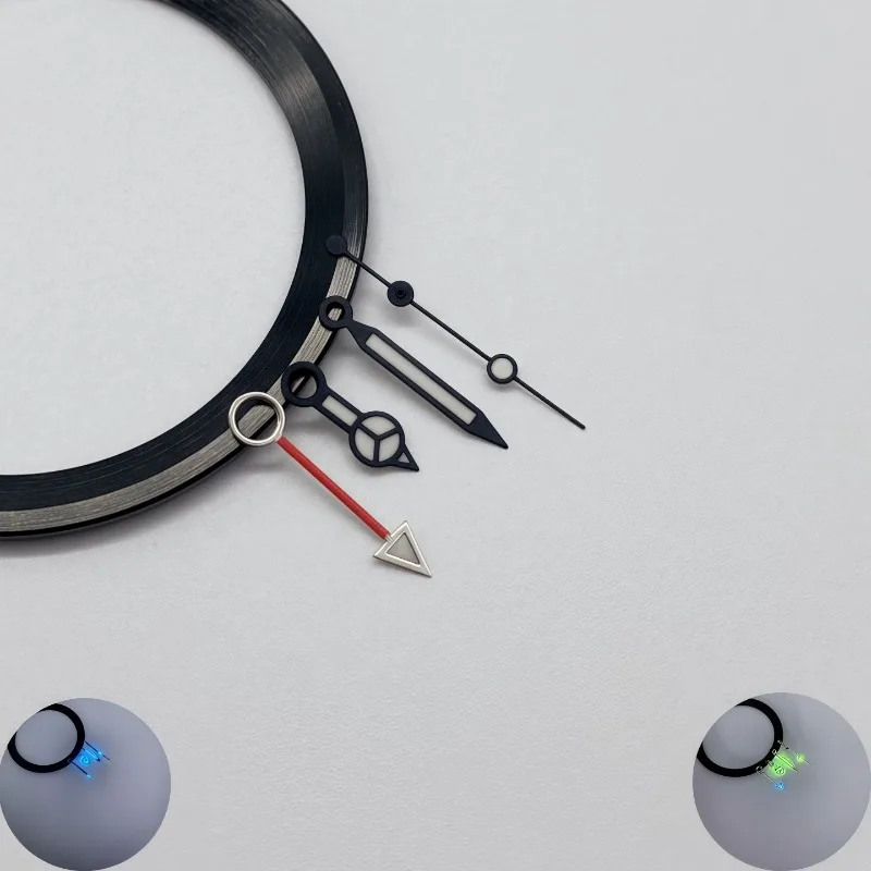 Watch Modification Accessories for NH34 Hands Ice Blue Luminous HandsGreen Luminous for GMT HandsDiver's Big Head Hands