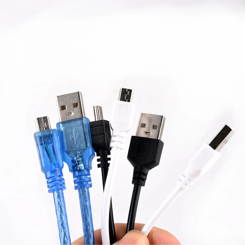 Miniusb 2,0 Datenkabel T-Port Kamera Auto Navigation USB Ladekabel ein rotierender Mini-Stecker