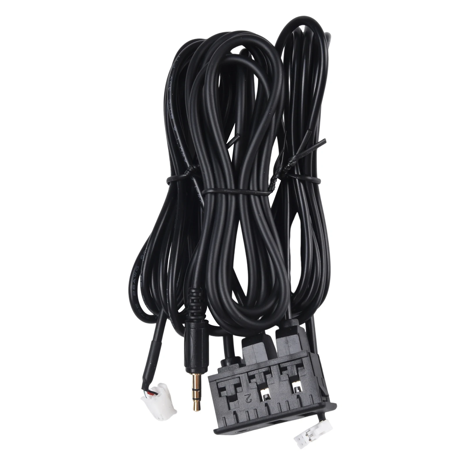 Car Dashboard USB and AUX Port Panel Interface with 145cm Cable Extension for Audio and Charging Compatibility