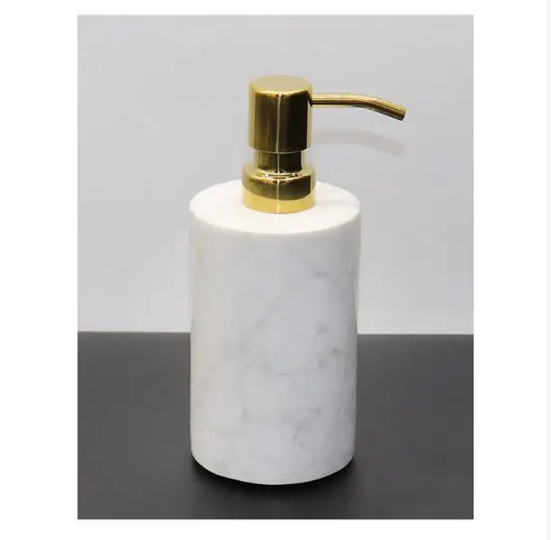 Imagem -03 - Nordic Marble Material Acessórios do Banheiro Saboneteira Boca Cup Toothbrush Holder Prato Cotonete Caixa Suprimentos 1pc