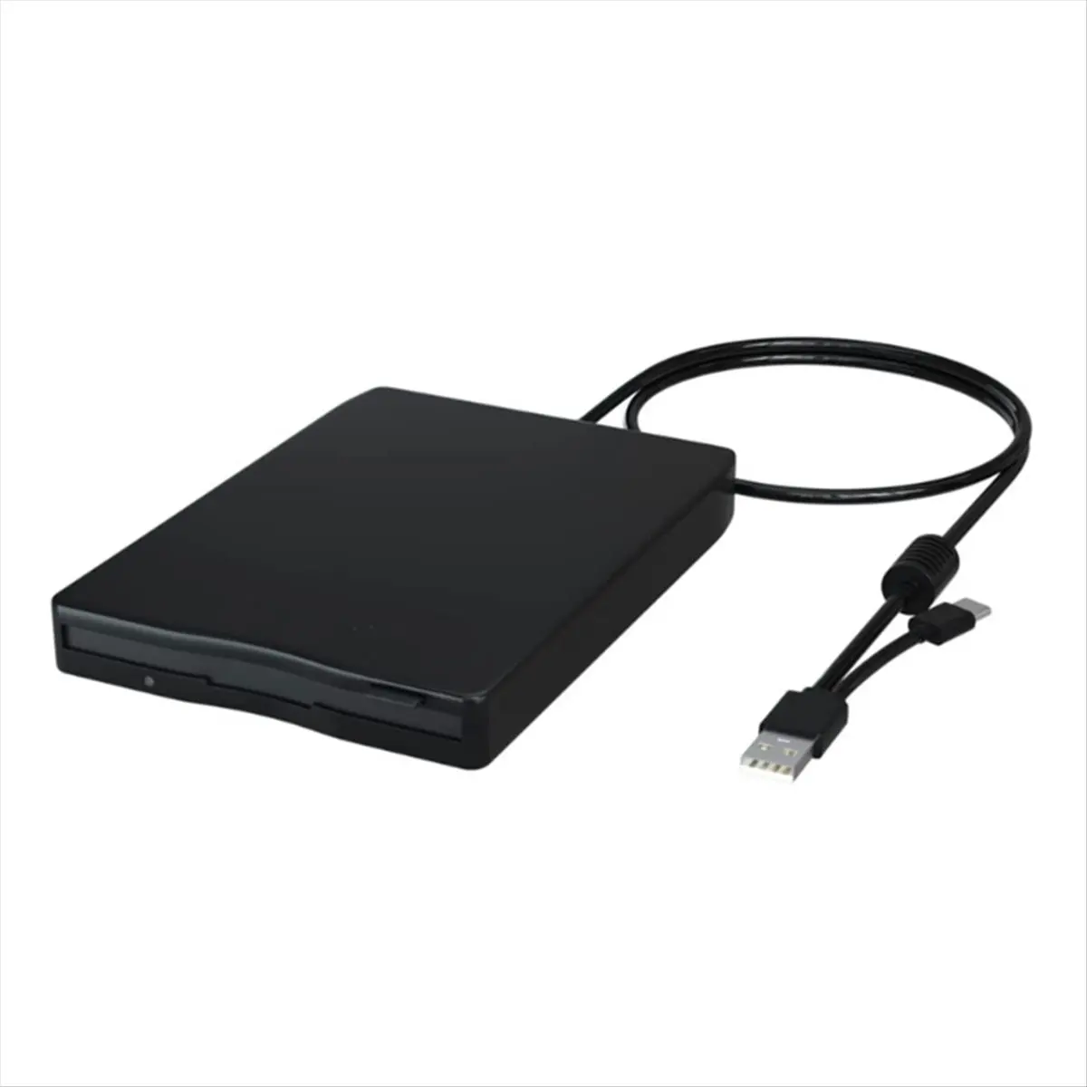 ☶❈＊♥AC1149-USB Floppy Drive 3.5Inch USB External Floppy Disk Drive Portable 1.44 MB FDD Drive Plug and for PC XP 7 8 10 11