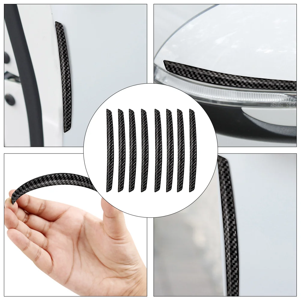 8 stücke Tür Stoßstangen Premium Pvc Auto Seite Tür Stoßstangen Multifunktionale Anti Scratch Guards Rückspiegel Schutz Auto