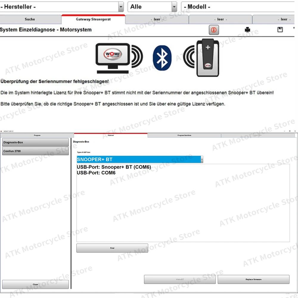 Software W-O-W Sno-oper V 5.00.8 R2 2  With Keygen Diagnostic tools 5.00.12 Bluetooth OBD2 Scanner support car light truck CD