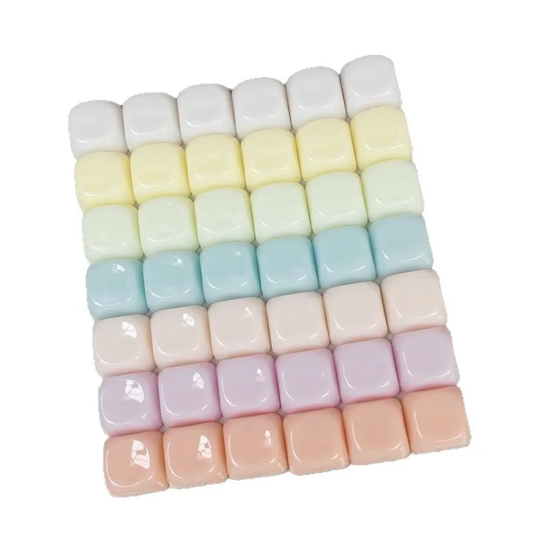 

PC Resin Mirror Macaron Candy Color Glossy Cute Fudge Cross Chrysanthemum Mechanical Keyboard DIY Keycap