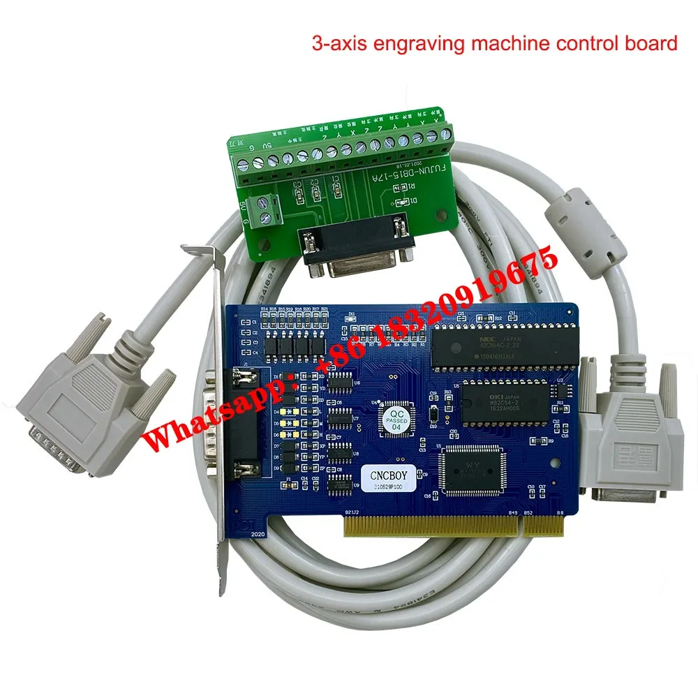 caldo! Set di schede di controllo NC Studio PCI Motion Ncstudio a 3 assi per fresatrice per incisione con router CNC