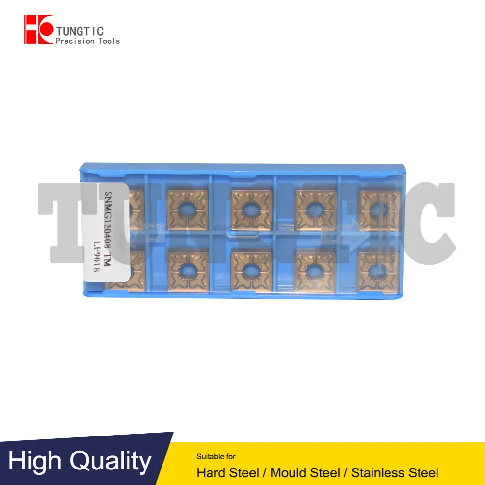 

SNMG120408-TM LF9018 SNMG 120408 Твердосплавные токарные фрезы Токарные вставки Обработка металла для ЧПУ