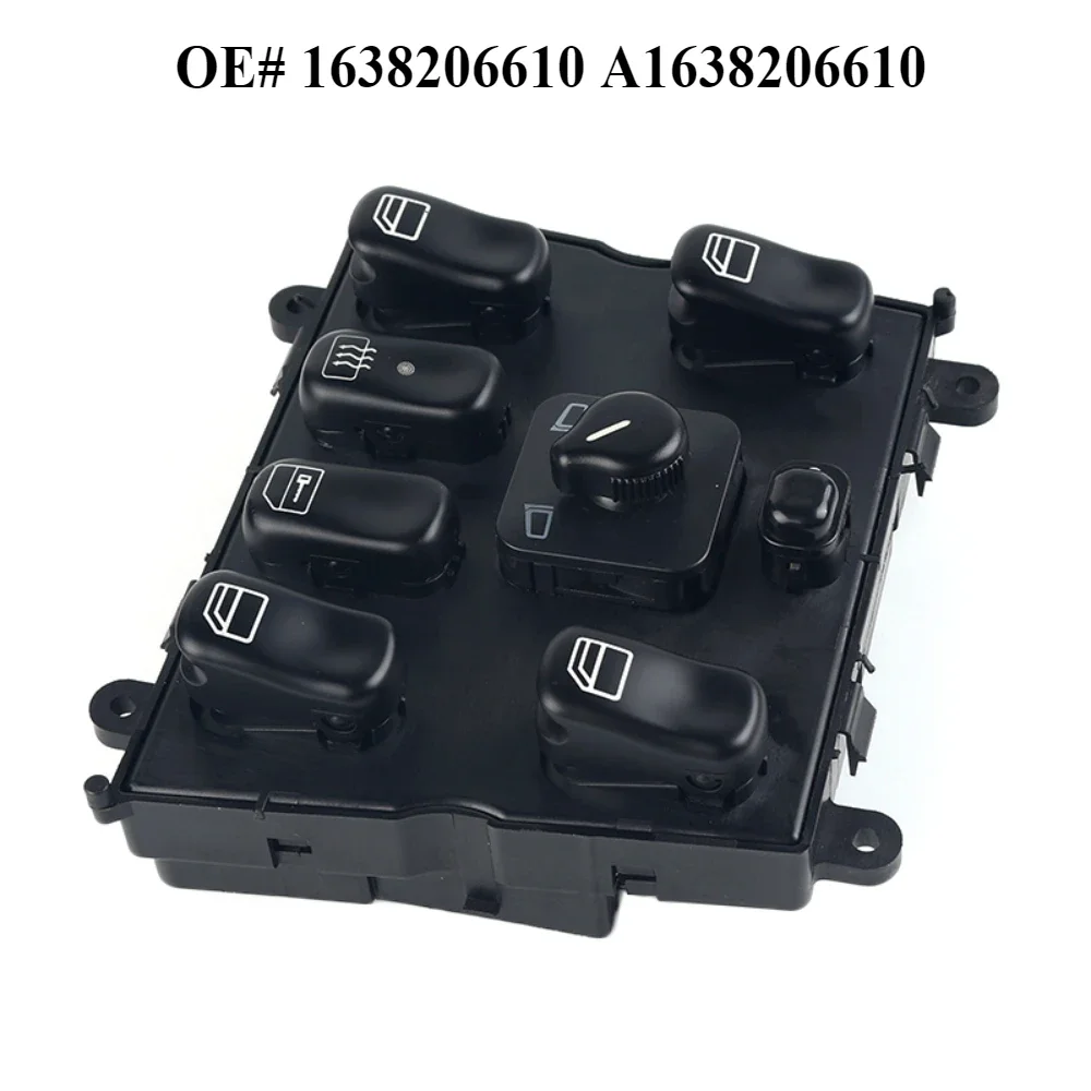 

New Auto Parts 1638206610 A1638206610 Electric Power Master Window Switch Button For Mercedes-Benz ML W163 1998-2005