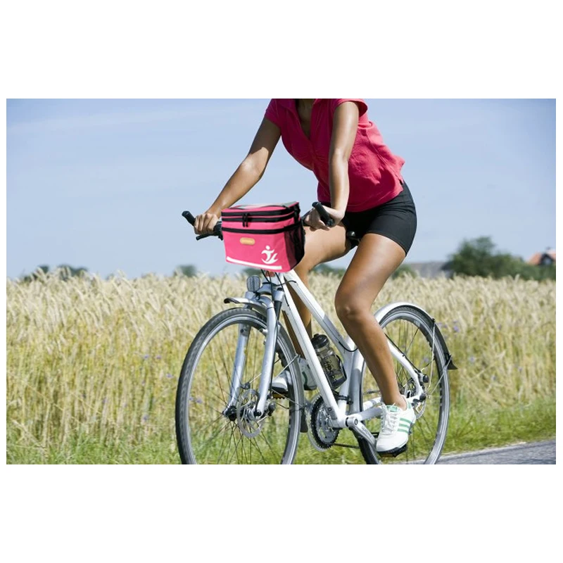 Bolsa para manillar de bicicleta con soporte para teléfono y pantalla táctil, bolsa de ciclismo para bicicleta de montaña, regalo para entusiastas del ciclismo al aire libre, 6L