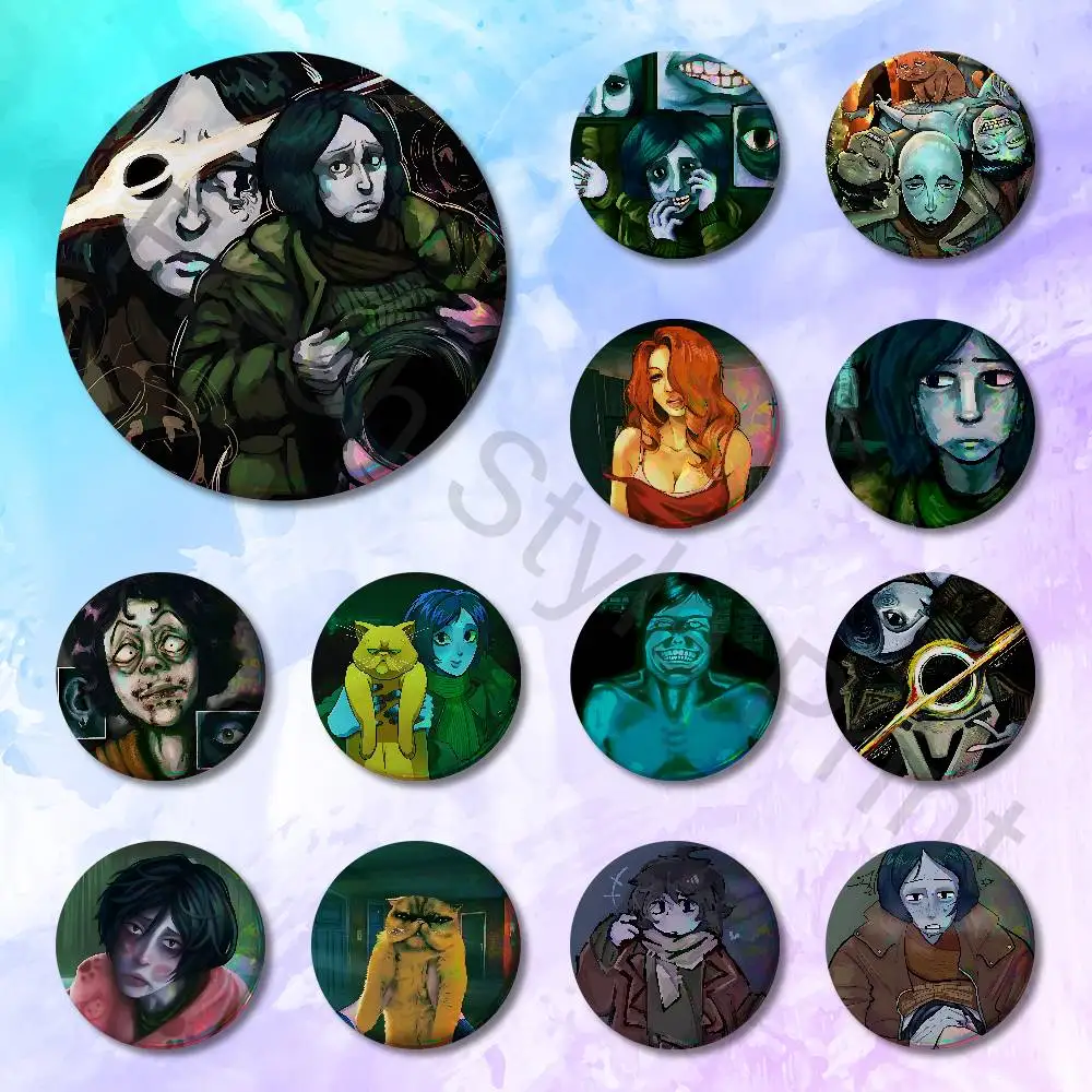 

N-No Im Not a H-Human 32mm 58mm 75mm 44mm 25mm Anime Badges Brooches DIY Pins Decorations Birthday Gifts