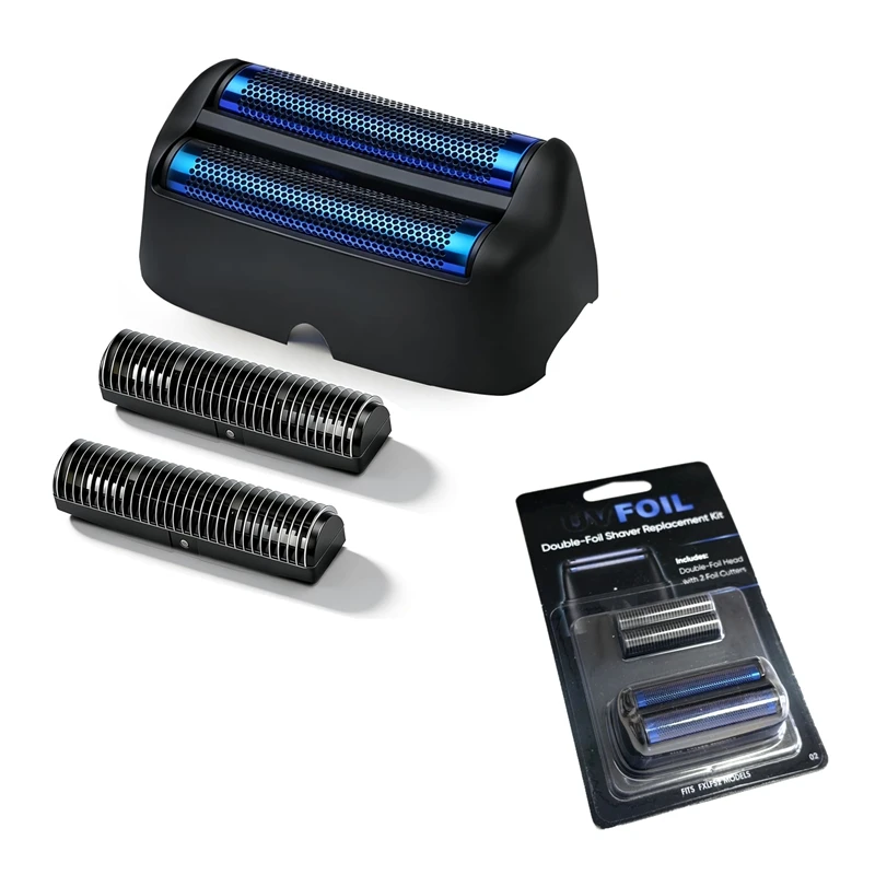 Lámina y Cuchilla de Repuesto para Afeitadora, Compatibles con BaBylissPRO UV-Disinfecting, Cabezal y Cuchillas Dobles de Repuesto para Afeitadora Babyliss