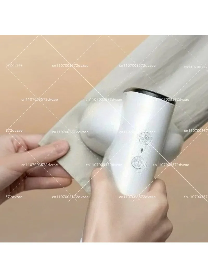 Handheld Vacuum Steamer Steam Iron with Powerful Suction for Fast Wrinkle Removal Portable Cleaning Device