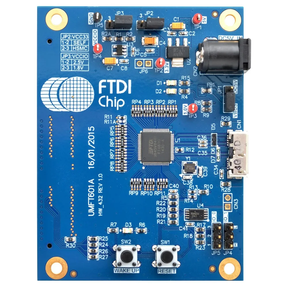 FTDI UMFT601A-B Evaluation Board, FIFO TO USB 3.0 Bridge, 32 Bit FIFO Bus, HSMC Connector, B Version Chip